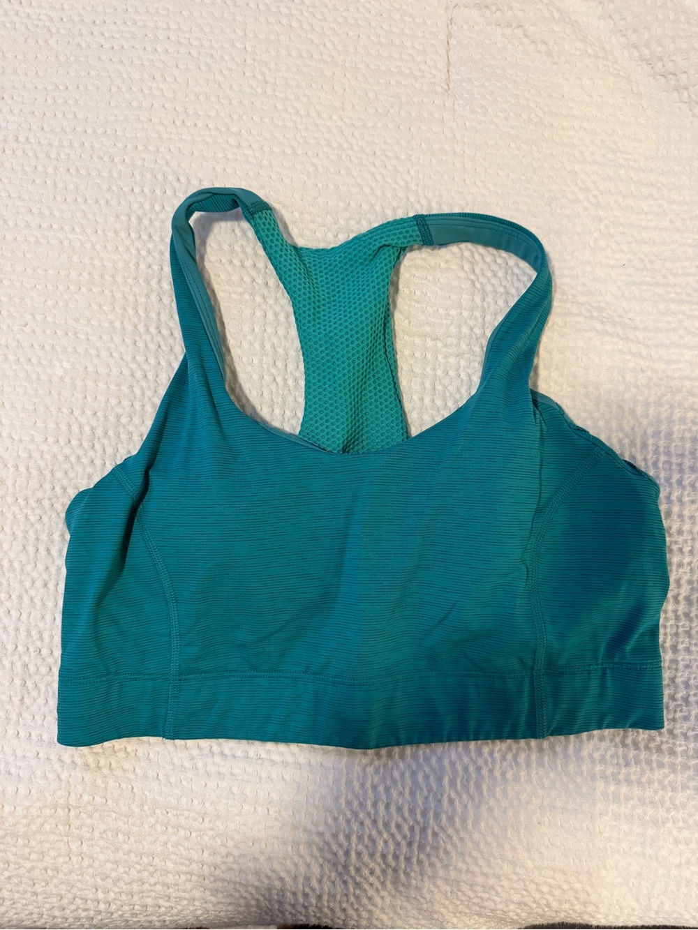 Outdoor Voices Teal Racerback Sports Bra